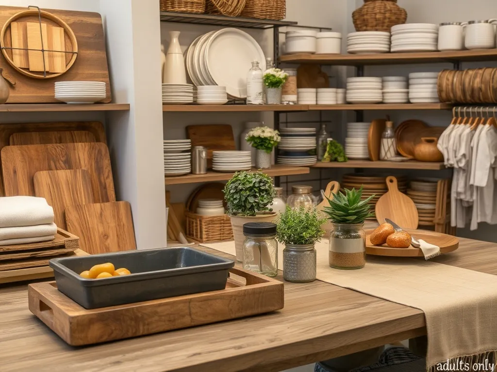 Rustic setup with cast iron pots