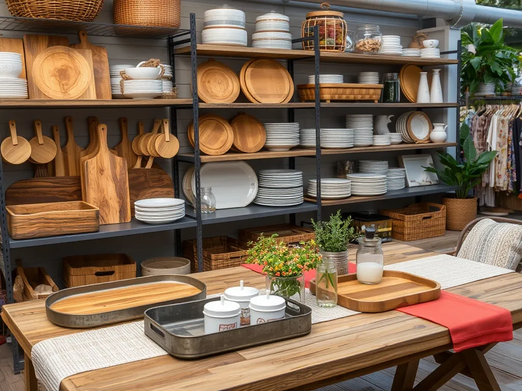 Rustic desert setup outdoors